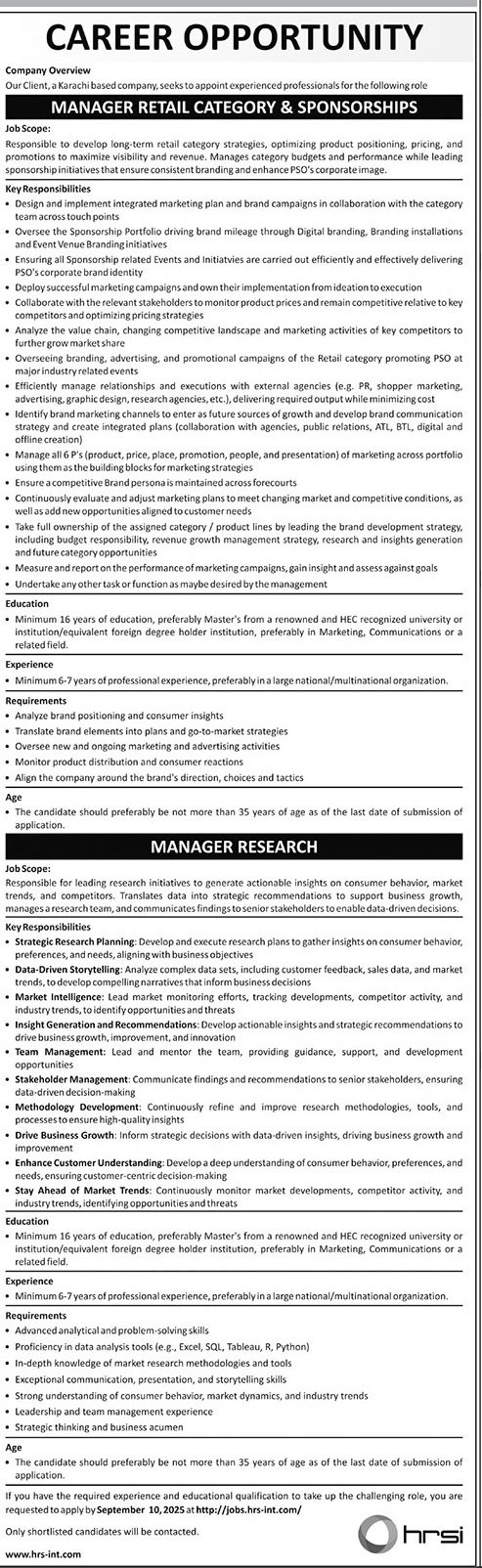 Unlock Your Potential: Manager Roles in Category Management & Market Research