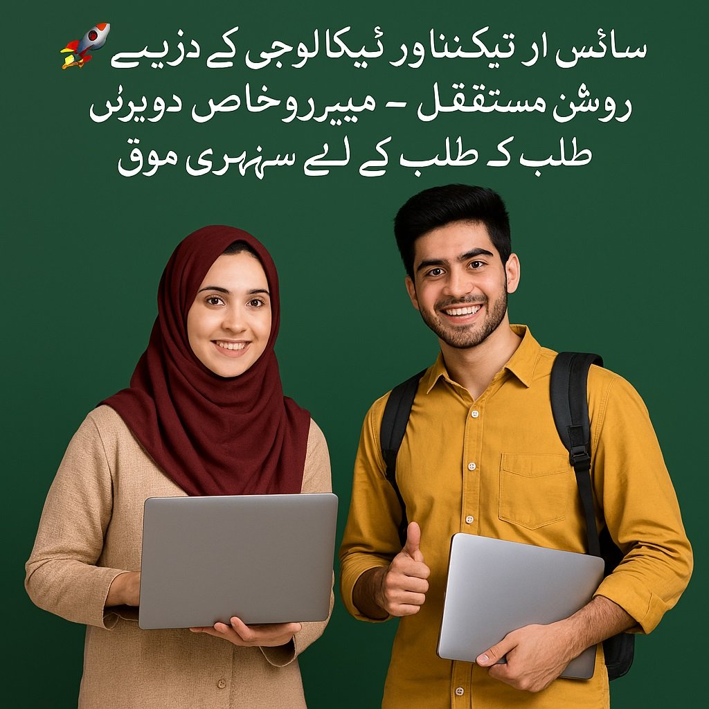 سائنس اور ٹیکنالوجی کے ذریعے روشن مستقبل — میرپورخاص ڈویژن کے طلبہ کے لیے سنہری موقع