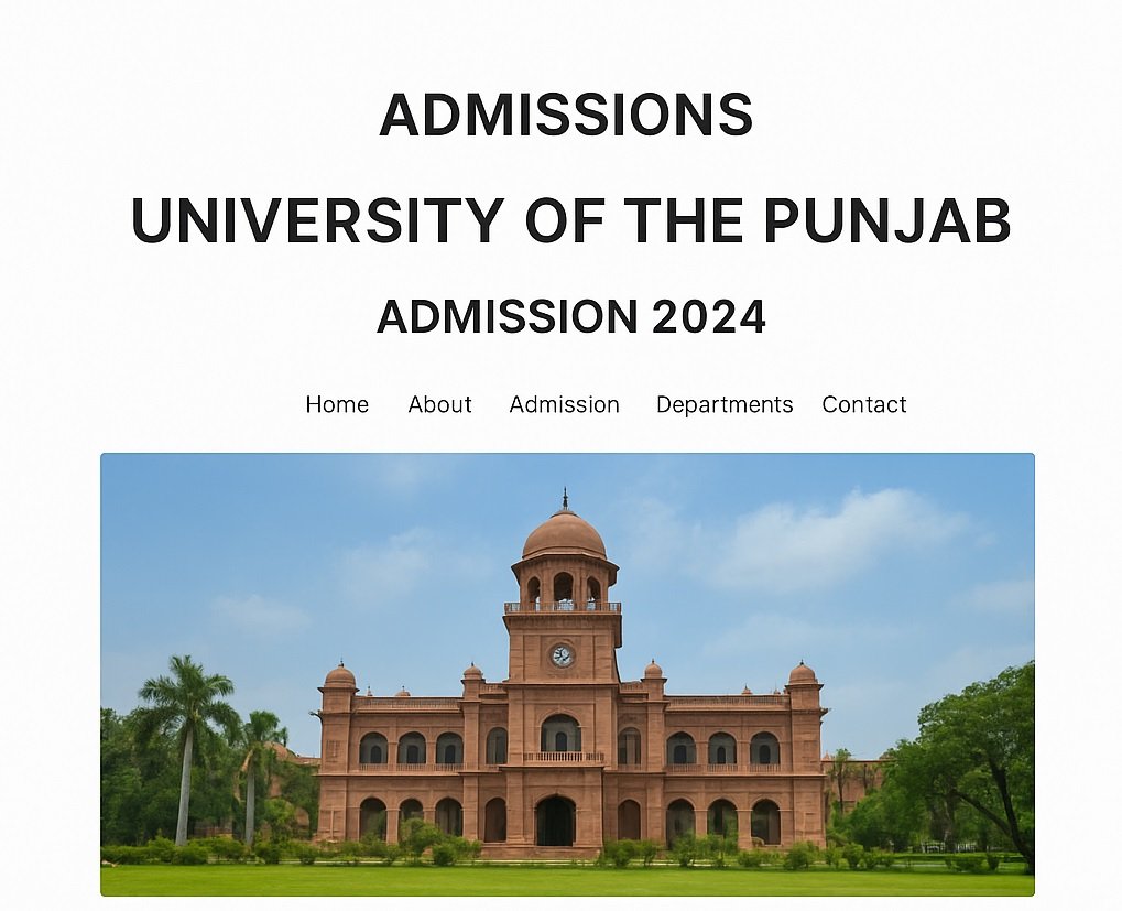 University of the Punjab Offered Programs: Explore Top PU Admission Options Now