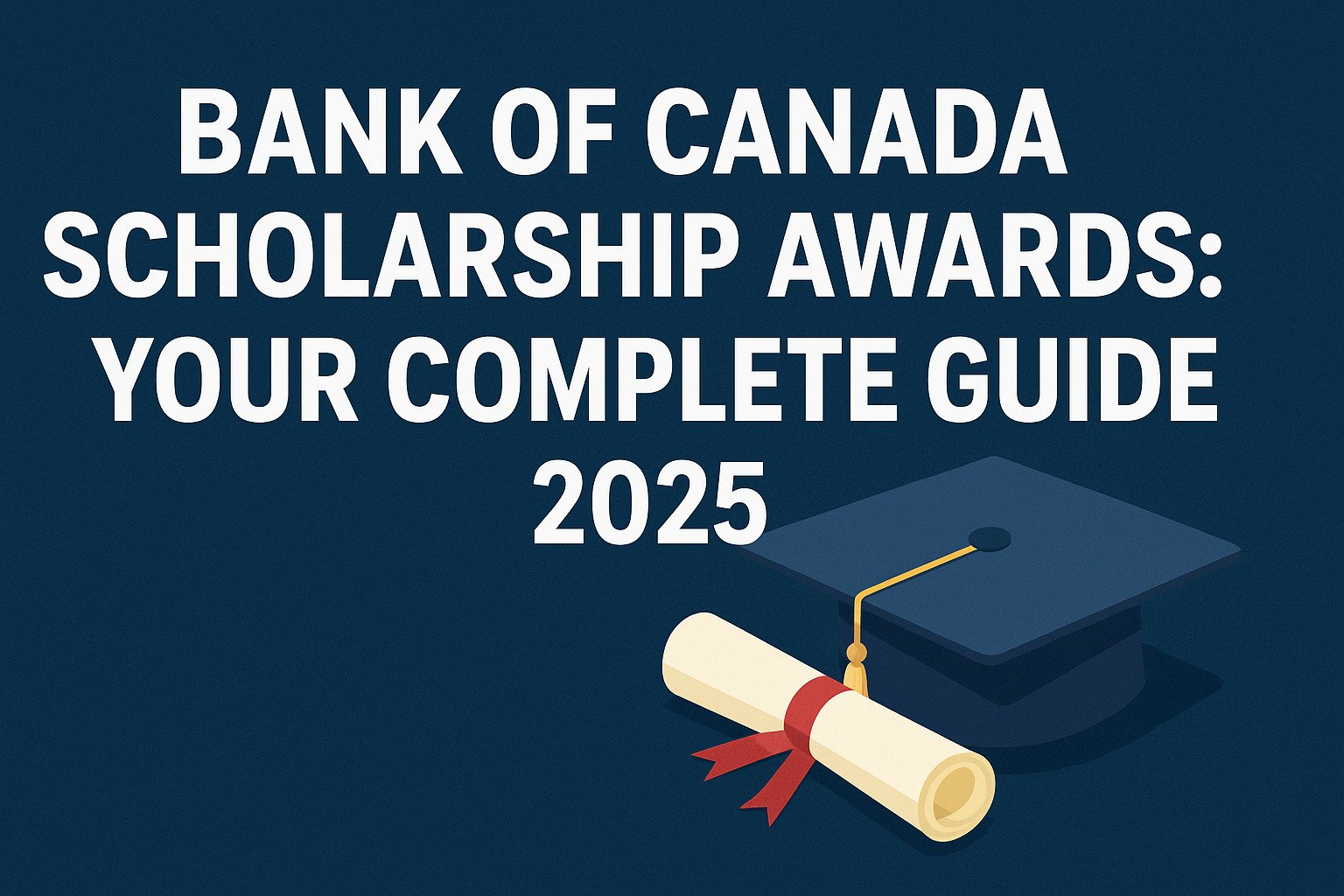 Bank of Canada Scholarship Awards: Your Complete Guide 2025